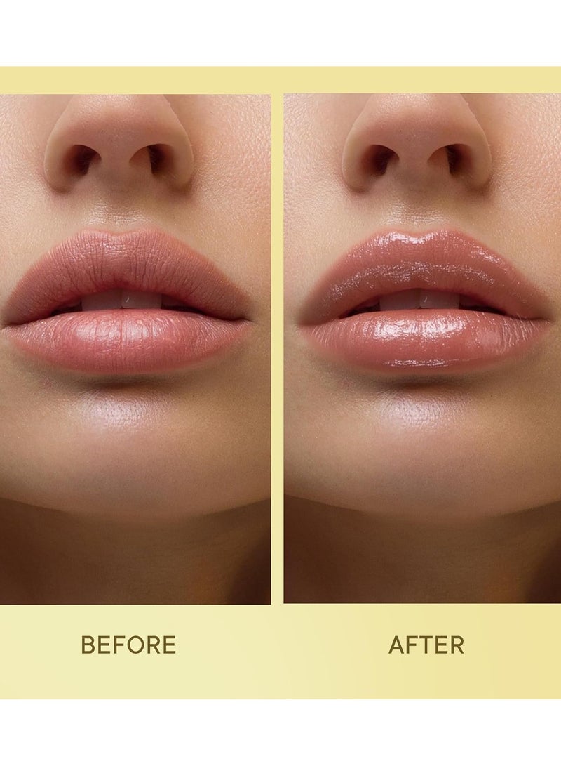 Quench Brightening Korean Lip Oil with Yuzu Vitamin C (Transparent) | Reduces Lip Pigmentation & Lightens Dark Lips | Non-Sticky, Non-Greasy Lip Balm | Made in Korea (5ml) - Image 5