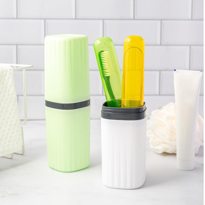 Dr. Flex Plastic Travel Buddy Container, Orginizer, Holder, Cover, Box, Case, Storage For Oral Care Products (Pack Of 1) Perfect For Home, Travel And Office Use, Multipurpose Usage, Made In India - Image 3
