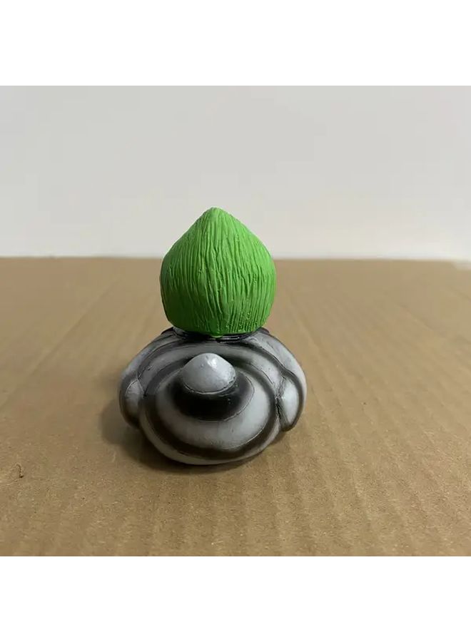 Quirky Duck Figurine Black White Striped Suit Red Bow Tie Green Feathered Head A Model ABS Resin Home Office Decoration - Image 5