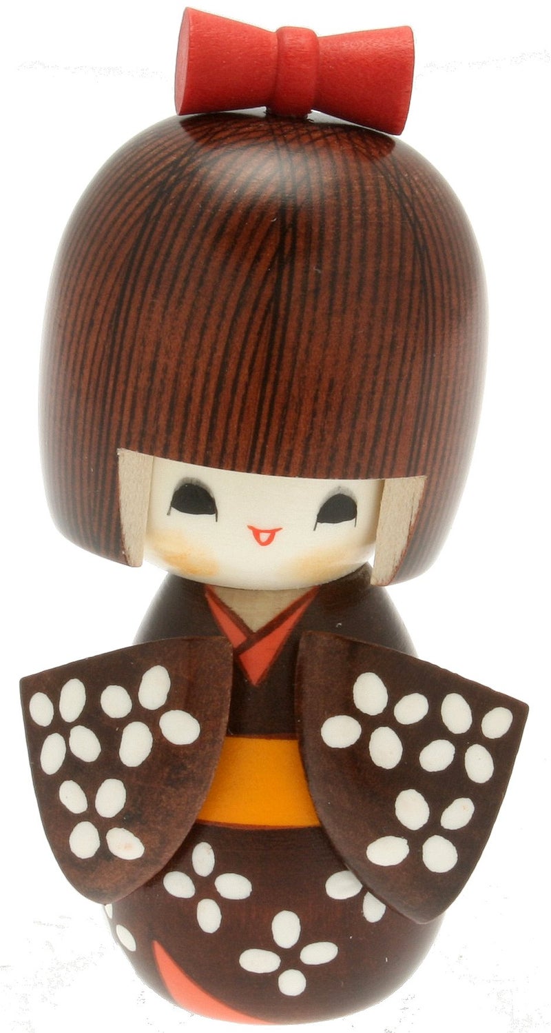 Usaburo اليابانية Kokeshi Doll Hana's Yukata
