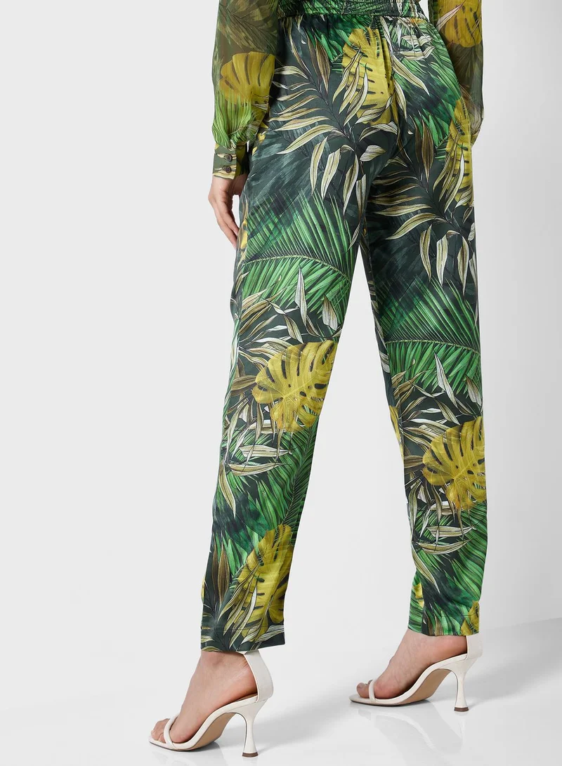 GUESS Printed Pocket Detail Pants