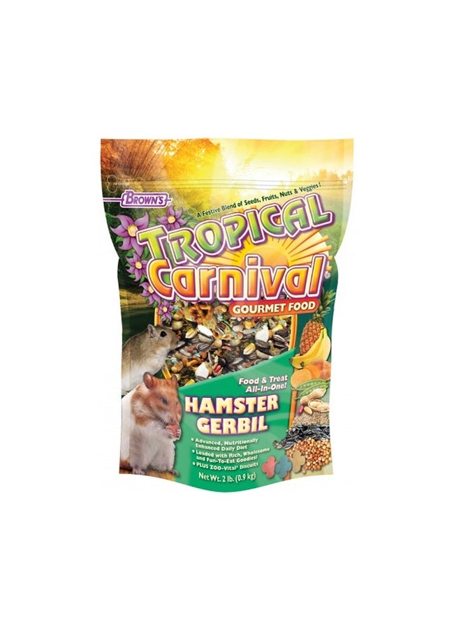 BrOwns Brown's Tropical Carnival Hamster & Gerbil Food - 900 g 
