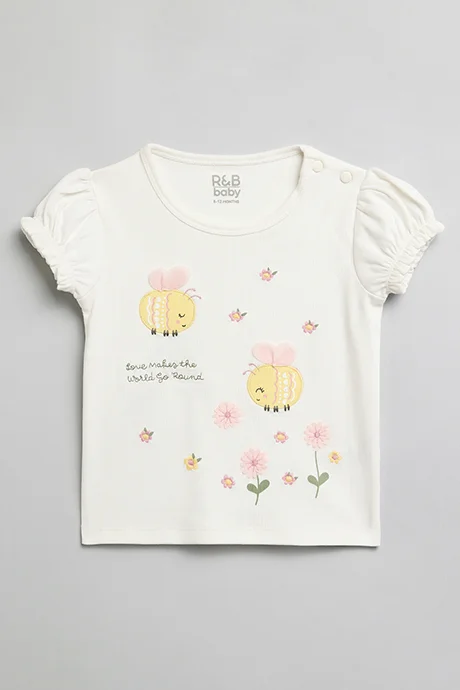 R&B Printed Clothing Set with Headband