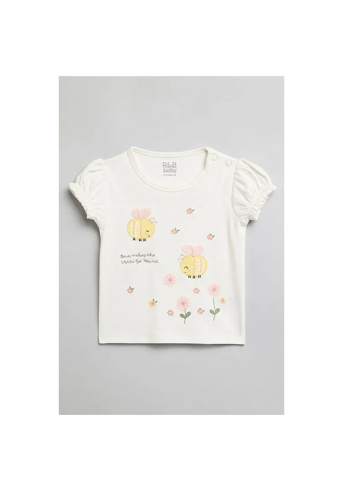 أر أند بي Printed Clothing Set with Headband