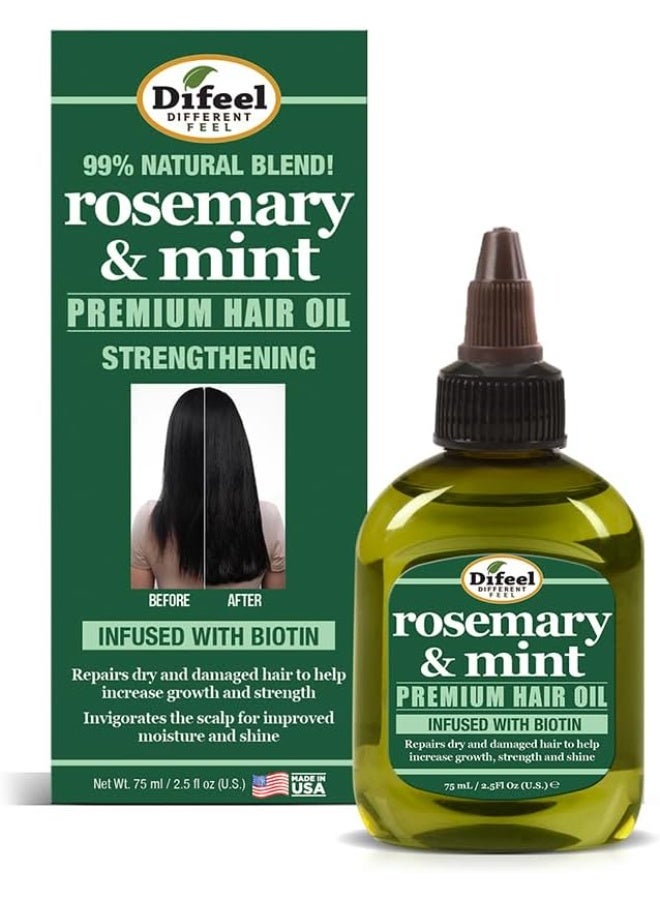 ديفيل زيت شعر فاخر باكليل الجبل والنعناع مع البيوتين من ديفيل - 2.5 اونصة - Image 1