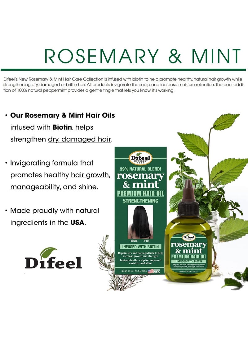 ديفيل زيت شعر فاخر باكليل الجبل والنعناع مع البيوتين من ديفيل - 2.5 اونصة - Image 4