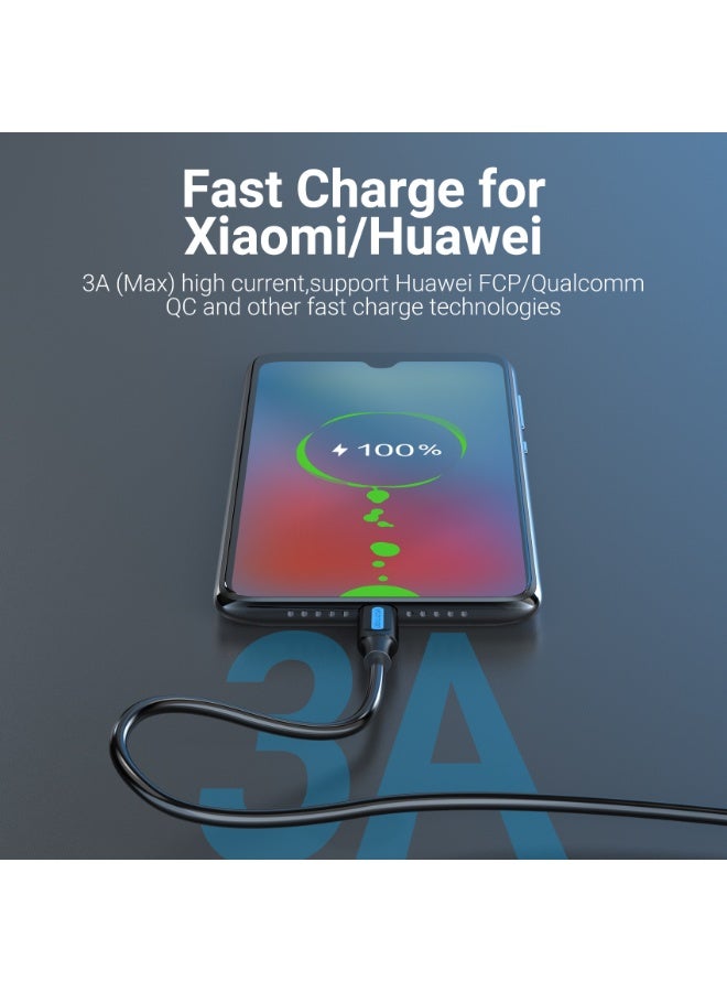 VENTION USB 3.0 A Male to C Male Cable 0.25M Black PVC Type Model # COZBC - Image 5