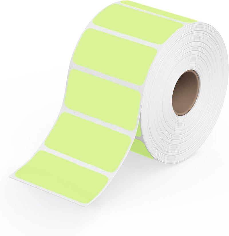 ROLLO Direct Thermal 2x1 Sticker Labels - Roll of 1,000 Green Thermal Labels - Multi-Purpose Thermal Printer Stickers - Image 1