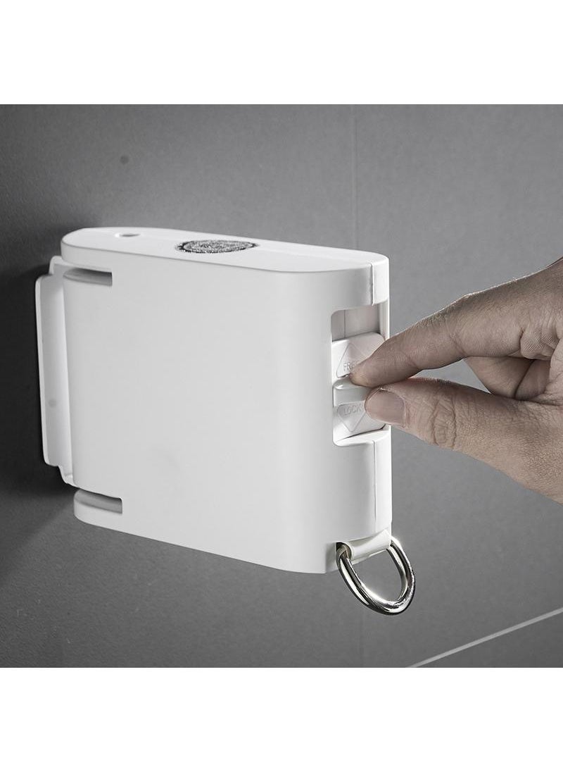 General Invisible Clothes Drying Rope Indoor Perforated Bathroom Invisible Telescopic Balcony Plastic Rope Rack Can Be Extended To 420cm  - Image 1