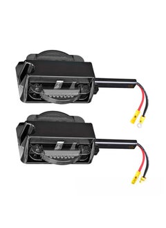 Generic 12V Red Yellow 14-LED Yacht Trailer RV Mudguard Warning Signal Marker Lamp Smoked Red Yellow bicolor 