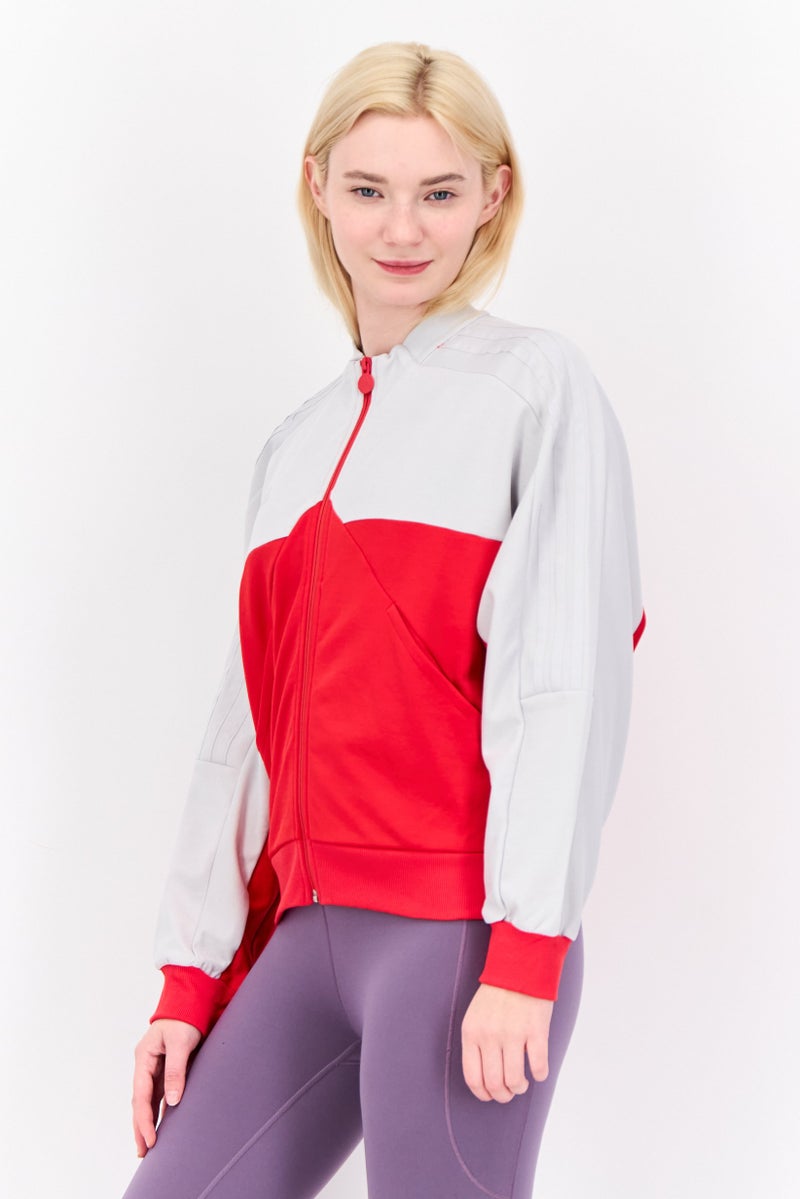 Adidas ملابس رياضية نسائية بليزر طويل الأكمام بشعار العلامة التجارية، متعدد الألوان - Image 2