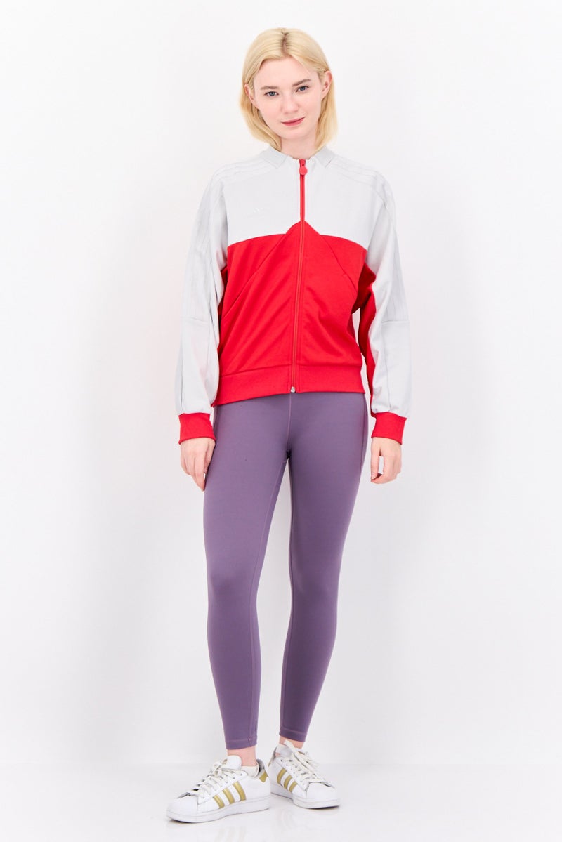 Adidas ملابس رياضية نسائية بليزر طويل الأكمام بشعار العلامة التجارية، متعدد الألوان - Image 4