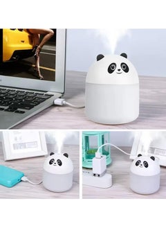 QSHOP 250ml Mini Humidifier, Portable Essential Oil Diffuser with Night Light, Perfect for Home, Office, Car, Plant Purification with 7 Colors LED Night Light  - Image 2