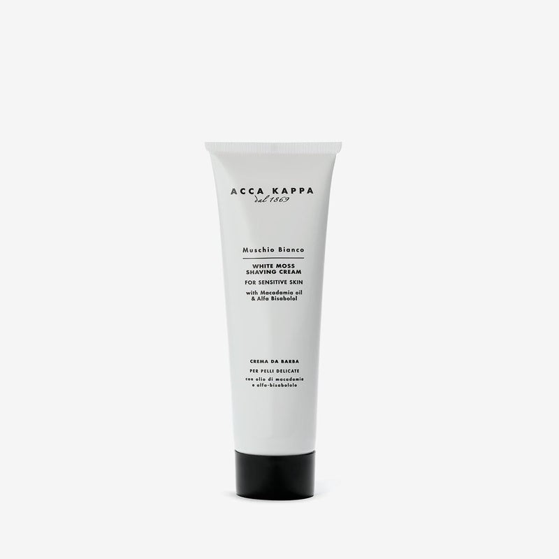 Acca Kappa White Moss Aftershave Cream â€“ Soothing Botanical Emulsion for Sensitive Skin