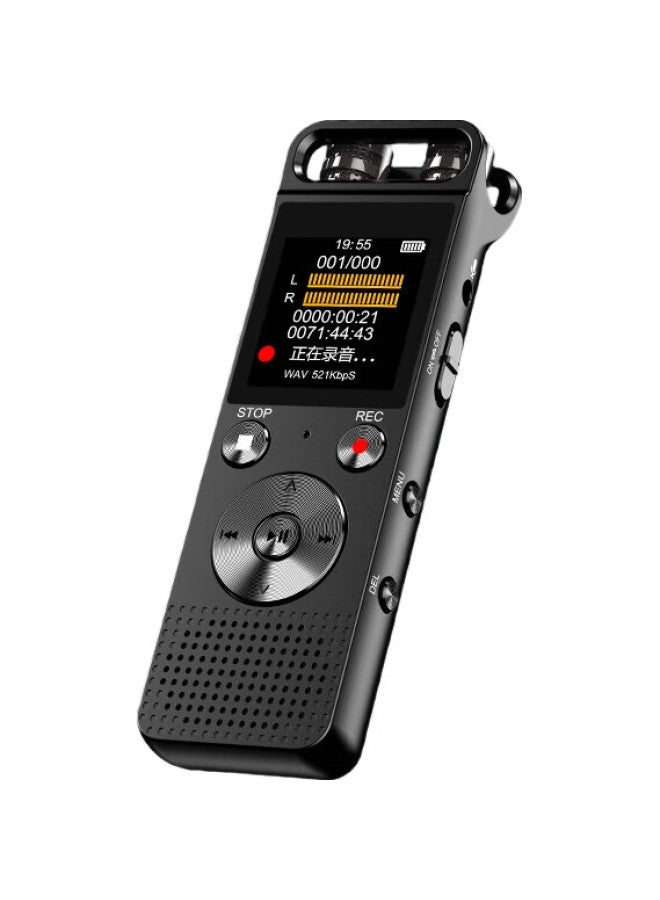 NINTAUS Jingzheng Professional Dual-Microphone Recording Pen, 128Gb Large Capacity, One-Button Recording, Internal And External Speaker, Conference Business, High-Definition Noise Reduction, 7 Days 7 Nights, Smart Voice Recorder With Text-To Function - Image 1