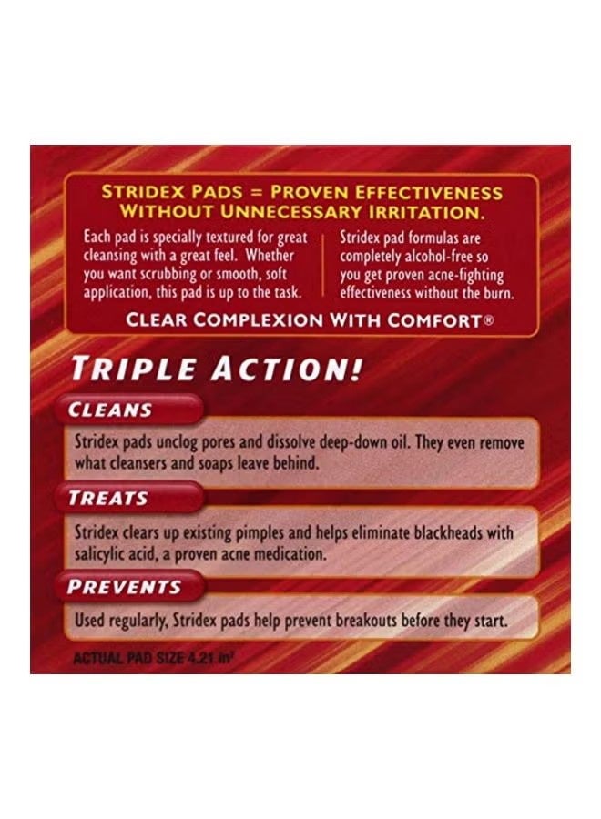 Stridex 55-Piece Medicated Soft Touch Pad White - Image 5