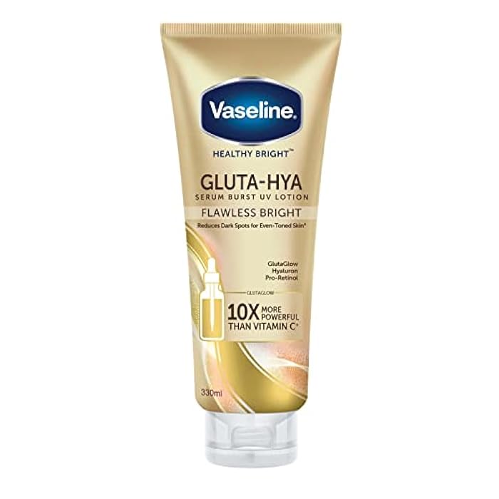 Vaseline Gluta-Hya Serum Burst Lotion Flawless Bright 330ml - Image 1