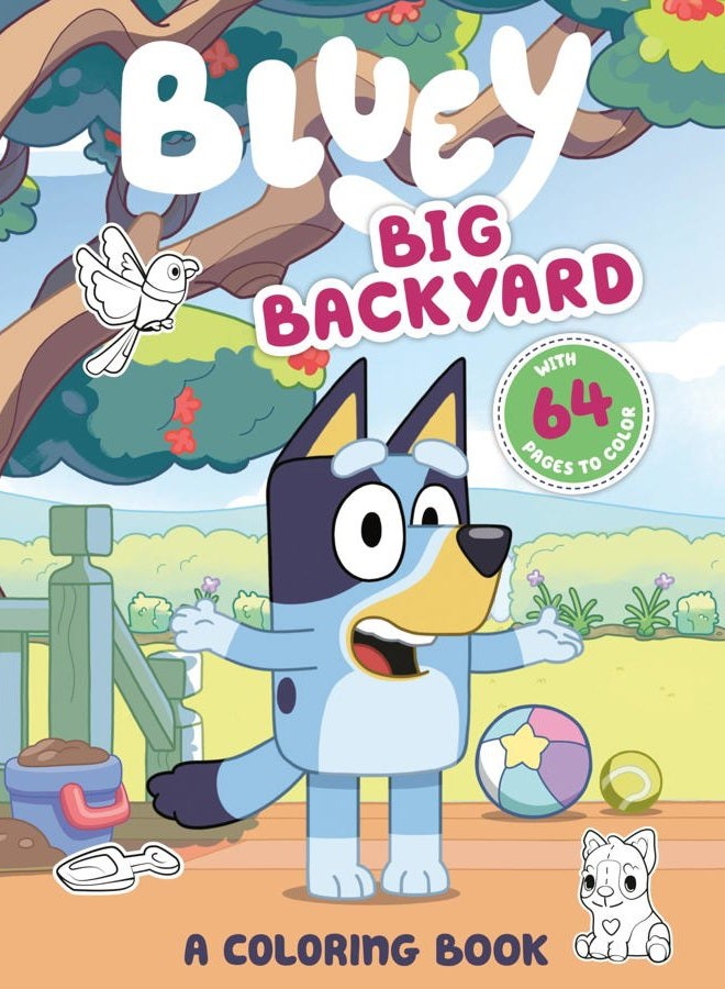 Bluey: Big Backyard: A Coloring Book