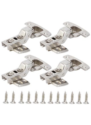 4Sets Hinges for Cabinet Kitchen W/Damping Buffer Door Bisagra Cold Rolled Steel HardwareBent Arm 11.3 x 7.2 x 3.6cm - pzsku/Z2C368BBF78A8A93D7118Z/45/_/1734084199/65e1c67f-e2aa-469d-a9bc-02405952459e