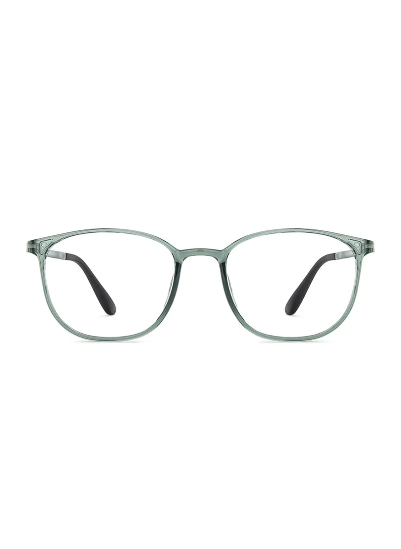 لينسكارت بلو LENSKART BLU | Zero Power Blue Cut Computer Glasses | Anti Glare, Lightweight & Blocks Harmful Rays | UV Protection Specs | Men & Women | Medium | LB E13528