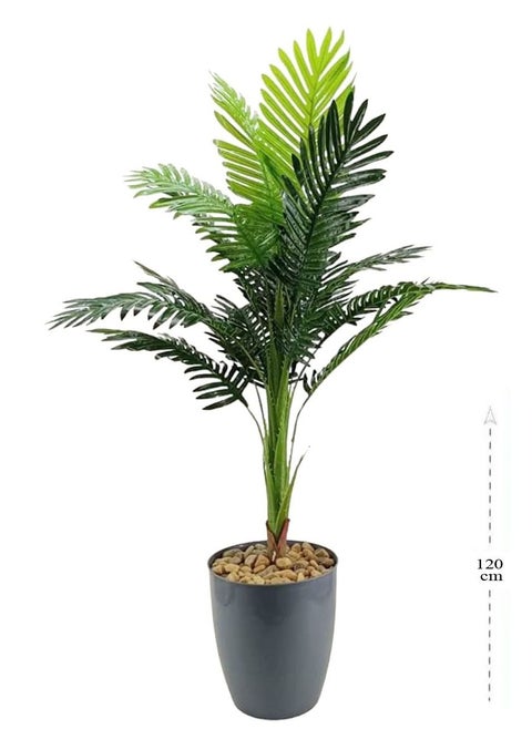 An artificial tree simulating an artificial palm tree with a natural feel, 120 cm high