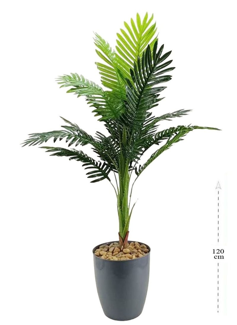 An artificial tree simulating an artificial palm tree with a natural feel, 120 cm high