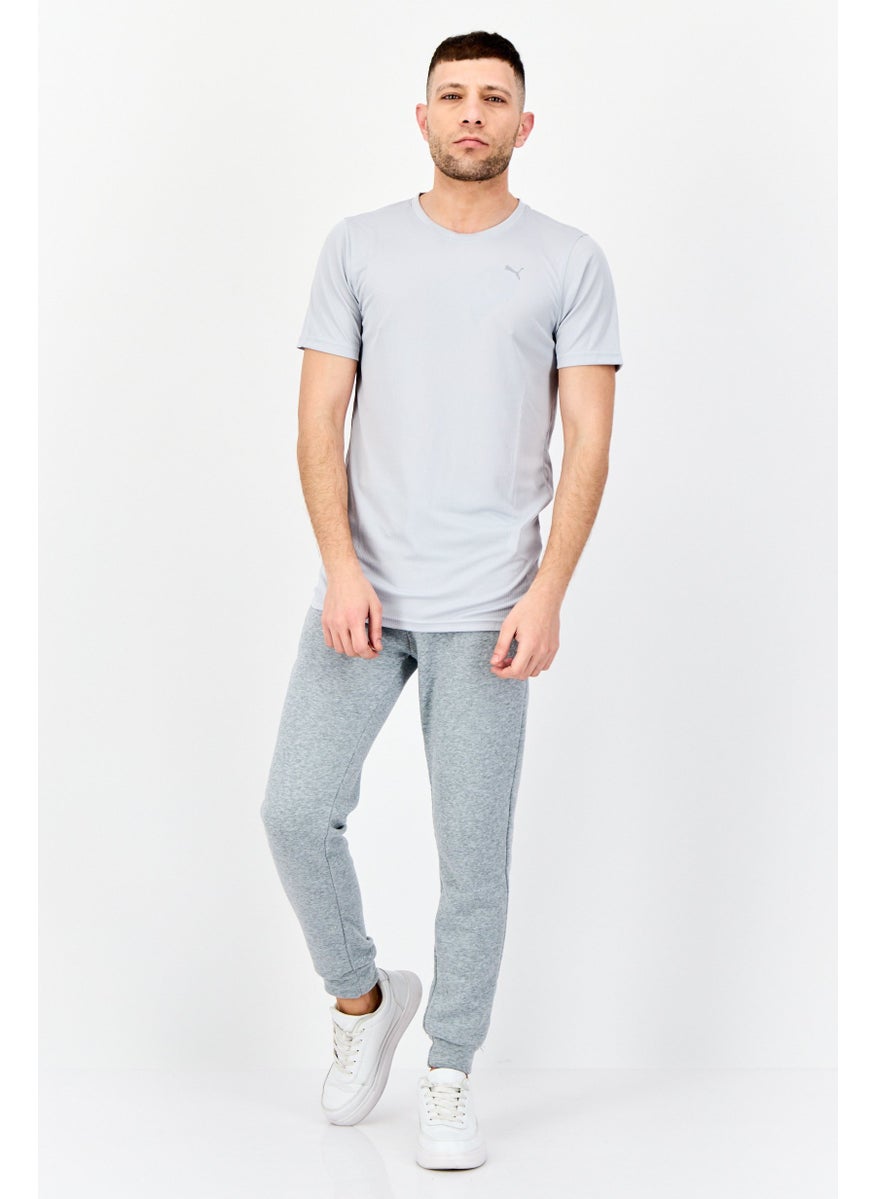 PUMA Men Sportswear Fit Short Sleeve Training T-Shirt, Grey  - Image 2