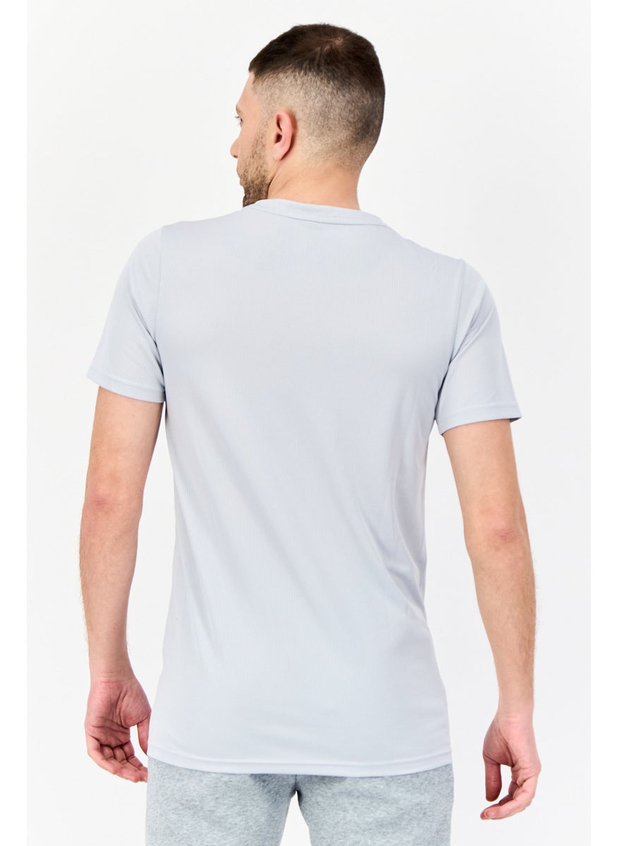 PUMA Men Sportswear Fit Short Sleeve Training T-Shirt, Grey  - Image 4
