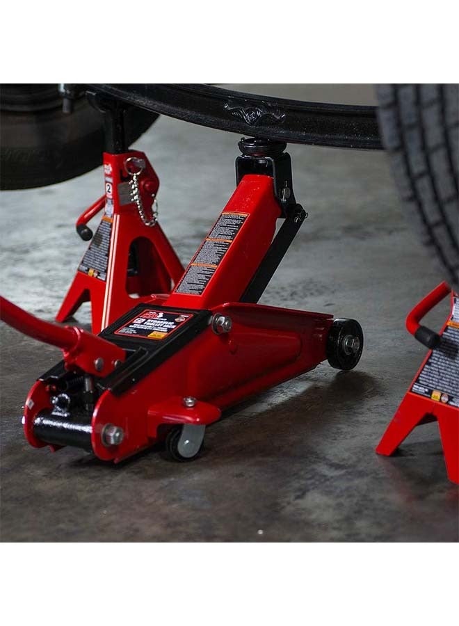 Cady One Hydraulic floor car jack with a capacity of 2 tons, equipped with a bag for easy carrying and storage - Image 4
