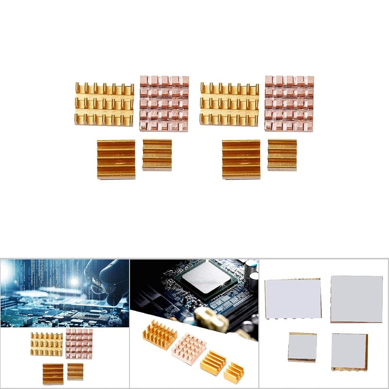HEEPDD Heatsink for 4B, Set of 8 Reduces Overheating for CPU Cooling Fans and Radiators Heatsink for 4B, Excellent Thermal Conductivity, Nan Electrician and Electrician - Image 5