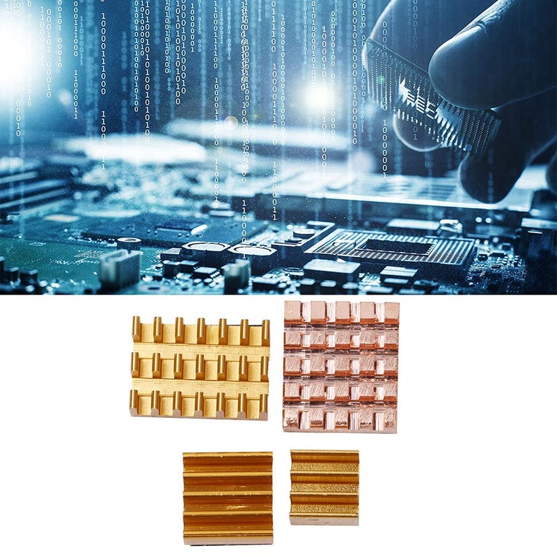 HEEPDD Heatsink for 4B, Set of 8 Reduces Overheating for CPU Cooling Fans and Radiators Heatsink for 4B, Excellent Thermal Conductivity, Nan Electrician and Electrician - Image 2
