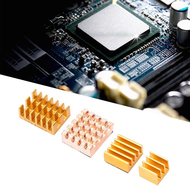 HEEPDD Heatsink for 4B, Set of 8 Reduces Overheating for CPU Cooling Fans and Radiators Heatsink for 4B, Excellent Thermal Conductivity, Nan Electrician and Electrician - Image 1