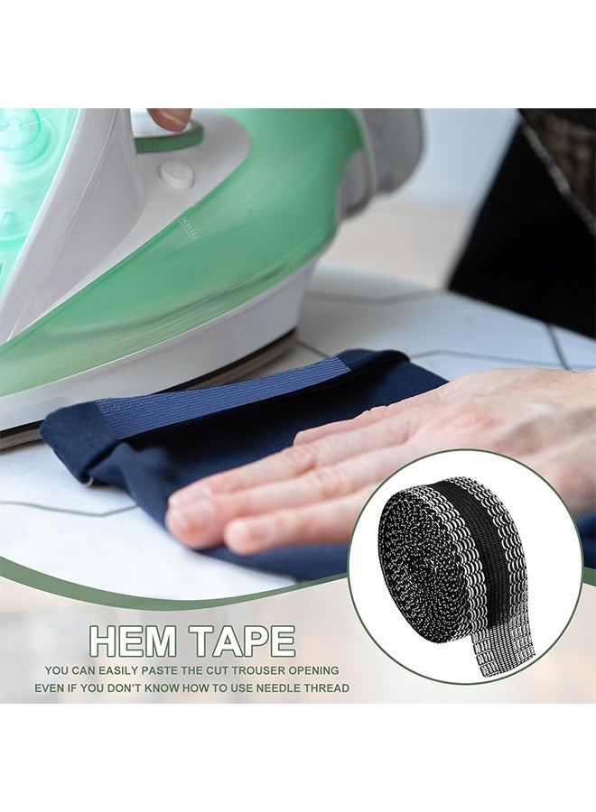 Trousers Edge Modified Strips Iron-on Instant Hem Tape 2m Pants Edge Shorten Self-Adhesive 24mm Trouser Mouth Paste Edge Fabric Tape for Suit Pants Jeans Trousers DIY Sewing Accessories - Image 4