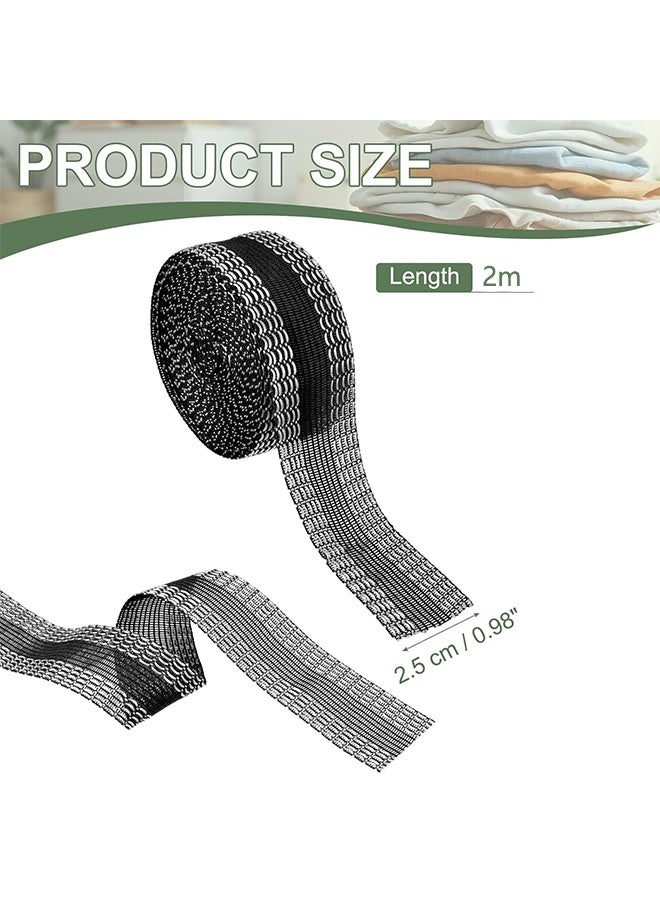 Trousers Edge Modified Strips Iron-on Instant Hem Tape 2m Pants Edge Shorten Self-Adhesive 24mm Trouser Mouth Paste Edge Fabric Tape for Suit Pants Jeans Trousers DIY Sewing Accessories - Image 2