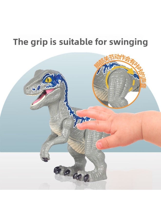 Intelligent Stroking Dinosaur Hatching Egg Toy Induction Light Music Jurassic Simulation Dinosaur Toy Children's Toy-Color:LZ036 Raptor - Image 3