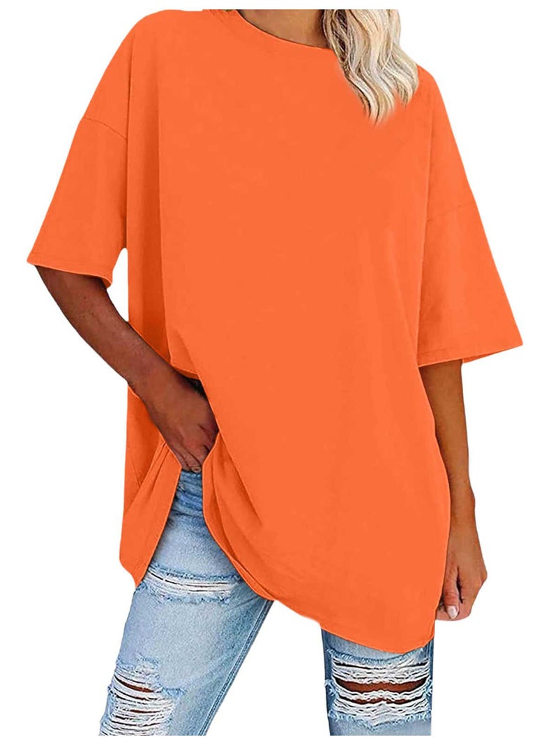Export Women'S Clothing 2025 Wish Round Neck Loose Short-Sleeved T-Shirt - Image 5