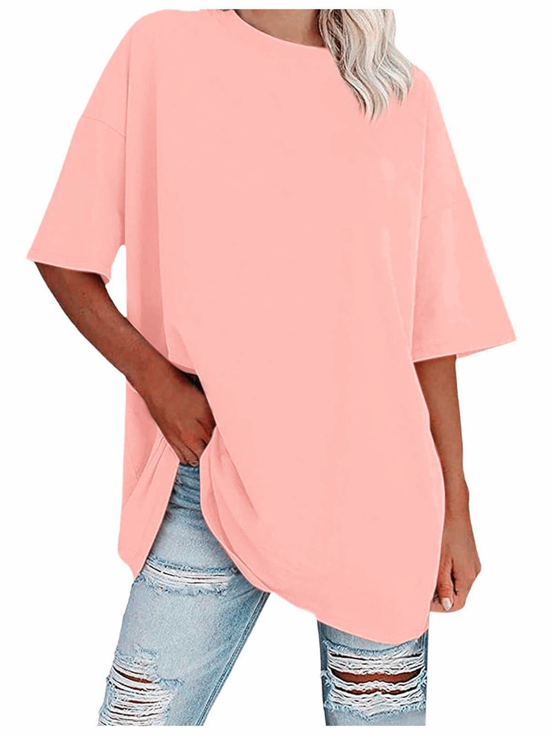 Export Women'S Clothing 2025 Wish Round Neck Loose Short-Sleeved T-Shirt - Image 2