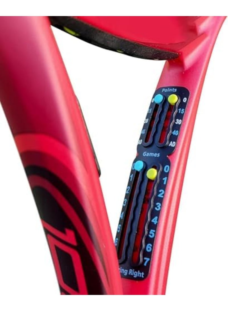 SYOSI مضرب تنس محمول ومراقب نقاط باديل – لوحة تسجيل مصغرة للنقاط، الألعاب، والمجموعات، متوافق مع ITF، خفيف الوزن، سهل التركيب - Image 1