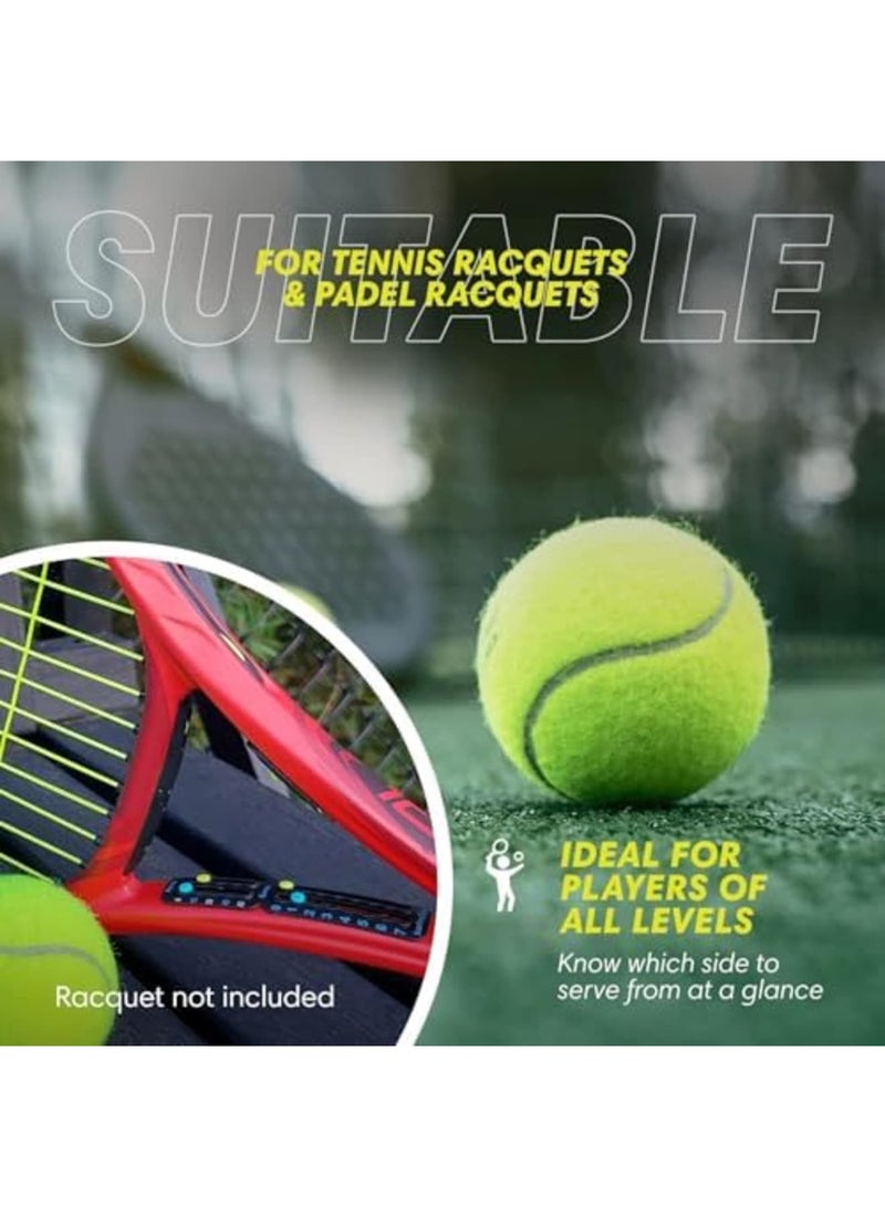 SYOSI مضرب تنس محمول ومراقب نقاط باديل – لوحة تسجيل مصغرة للنقاط، الألعاب، والمجموعات، متوافق مع ITF، خفيف الوزن، سهل التركيب - Image 2