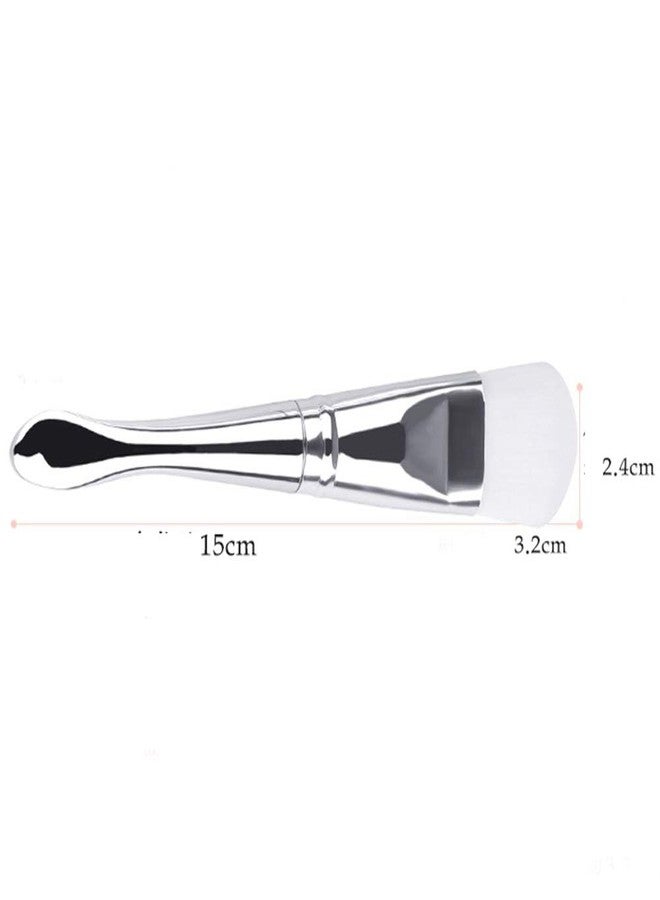 esowemsn 2PCS Rose Gold Face Mask Brush Applicator Soft Fiber Facial Mud Mask Applicator Brush Best for Facials Mud Clay Mask DIY Modeling Mask Body Lotion and BB CC Cream - Image 2