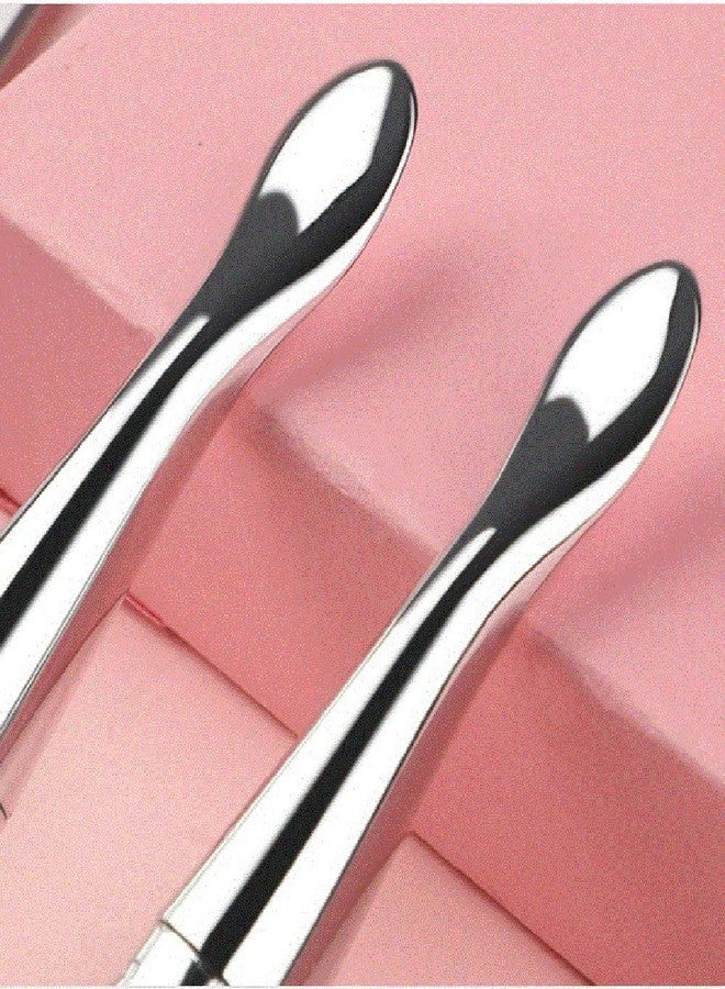 esowemsn 2PCS Rose Gold Face Mask Brush Applicator Soft Fiber Facial Mud Mask Applicator Brush Best for Facials Mud Clay Mask DIY Modeling Mask Body Lotion and BB CC Cream - Image 4