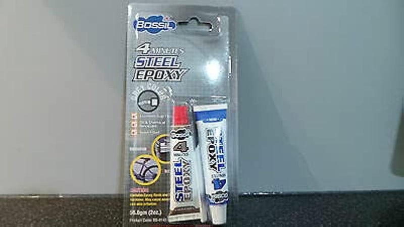 Bossil 4 Minutes Steel Epoxy - Quick-Setting Adhesive for Metal, Wood, and More - Image 2