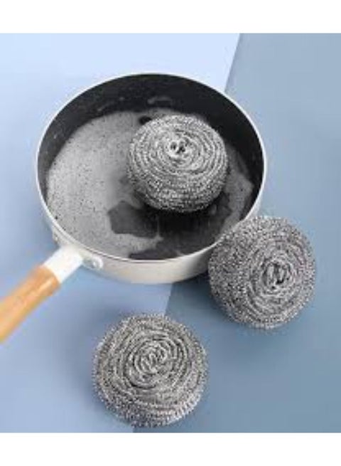 Stainless Steel Kitchen Cleaning Sponges Scouring Pad Steel Wool Scrubbers