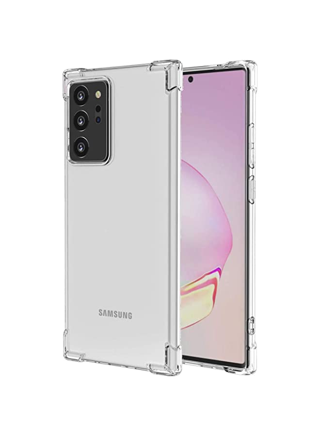 IAF Case for Samsung Galaxy Note 20 Case Cover Clear Back Air Cushion Soft Silicone Shockproof Anti-Scratch Protective Bumper Shell Corner for Samsung Galaxy Note 20
