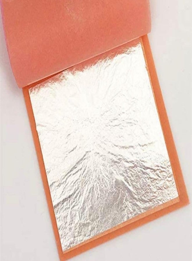 ASK VARK WALA Edible Silver Leaf 99.9% Pure Silver Leaf VARAK FOILS 30.pcs King Size 6x4 INCHES for SweetsDecoration,Cake.Baking,Chocolate,supari,serums,ect - Image 1