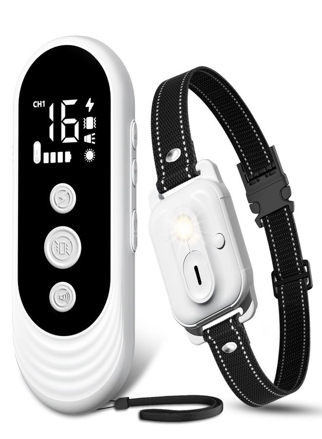 CIUZL Dog Shock Collar, 3300ft Dog Training Collar with Remote, IPX7 Waterproof Rechargeable Sleek Modern Shock Collar for Small, Medium, Large Dogs with Beep, Vibration, Safety Shock, Light Mode, 8-120 lbs - Image 1