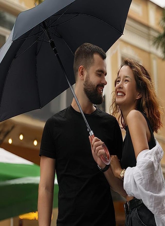 MIXEN Umbrellas Rain Folding Windproof Sun Automatic Large Business Portable Travel Small Umbrella Compact Umbrella Windproof Strong Fast Dry, Portable Pocket Umbrella for Women - Image 3