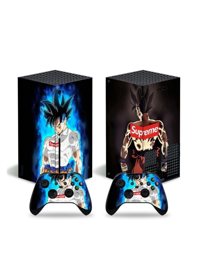 Beauenty XBOX series X console sticker Dragon Ball style sticker