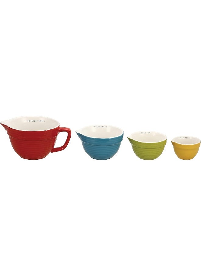 Creative Co-op Creative Co-Op Bowl Shaped Measuring Cups (Set of 4 Sizes)  - Image 2