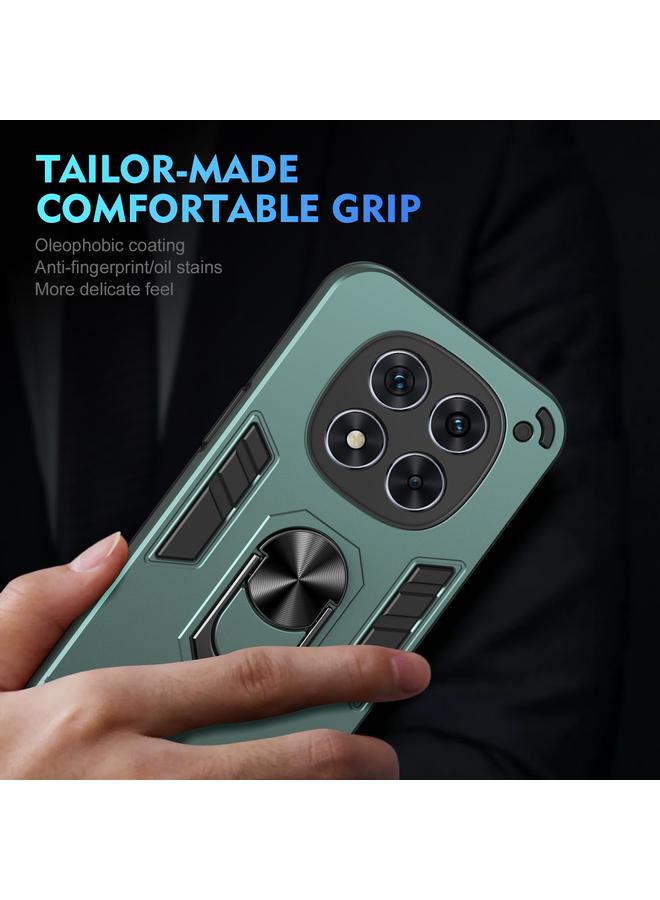 S-TOP Case For Redmi Note 14 Pro 5G Shockproof Metal Ring Holder Phone Case - Image 5